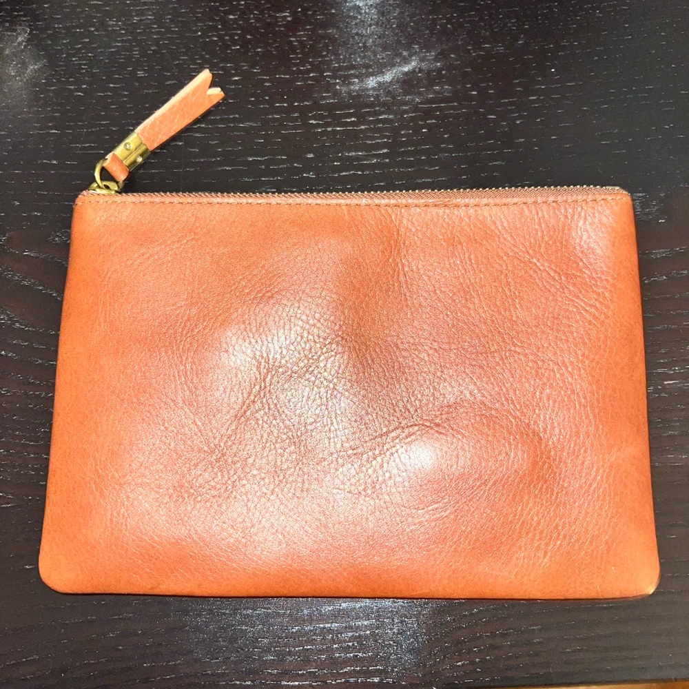 NWOT Madewell Leather Clutch